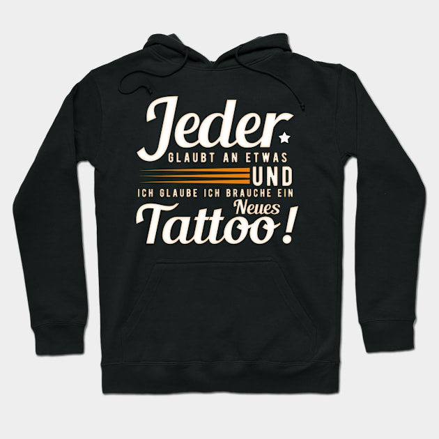 Tattoo Saying In German Word - v2 Hoodie by jrcreativesolutions